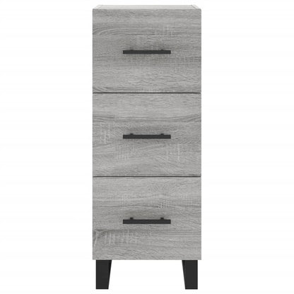Sideboard Grey Sonoma 34,5x34x90 cm Engineered Wood