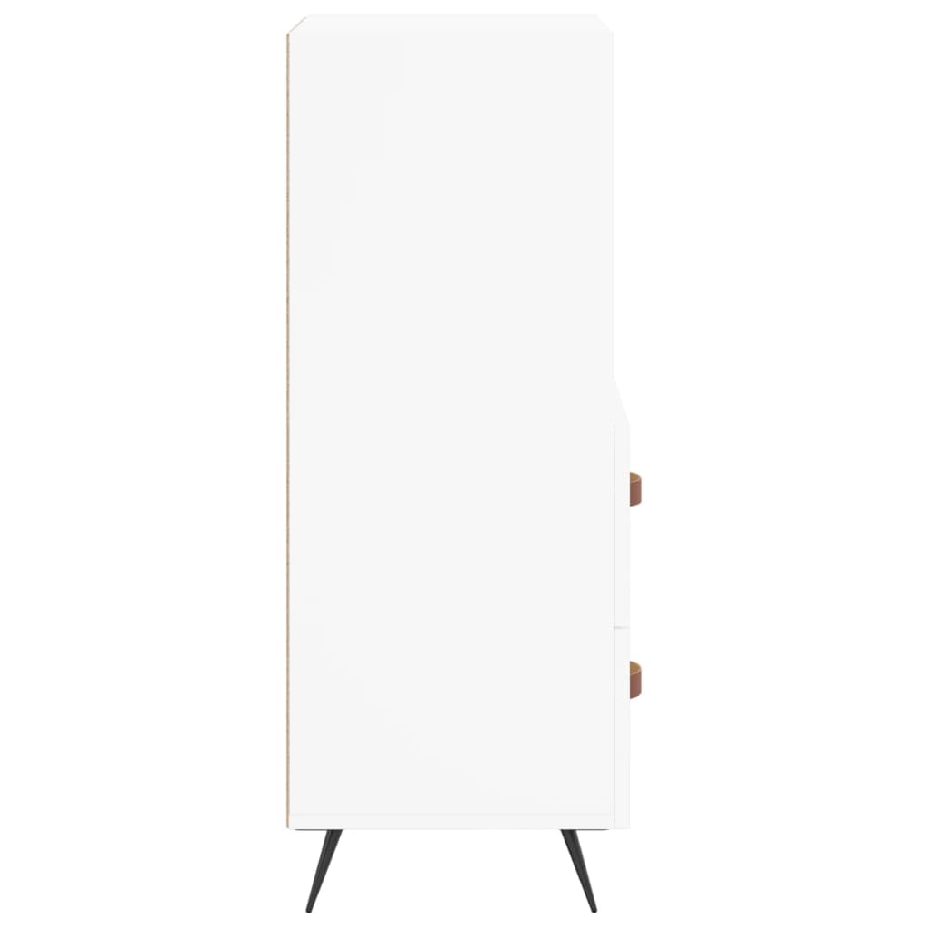 Sideboard White 34.5x34x90 cm Engineered Wood