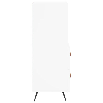 Sideboard White 34.5x34x90 cm Engineered Wood