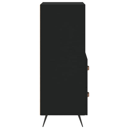 Sideboard Black 34.5x34x90 cm Engineered Wood