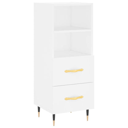 Sideboard White 34.5x34x90 cm Engineered Wood