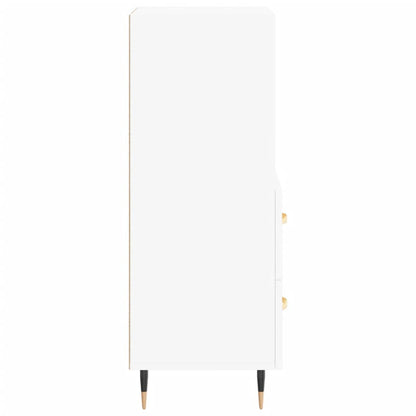 Sideboard White 34.5x34x90 cm Engineered Wood
