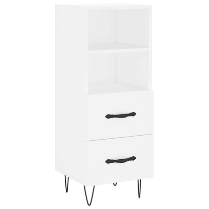 Sideboard White 34.5x34x90 cm Engineered Wood