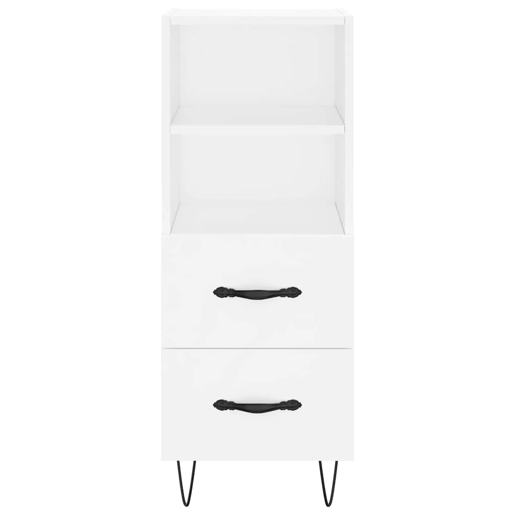 Sideboard White 34.5x34x90 cm Engineered Wood