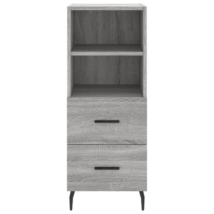 Sideboard Grey Sonoma 34.5x34x90 cm Engineered Wood