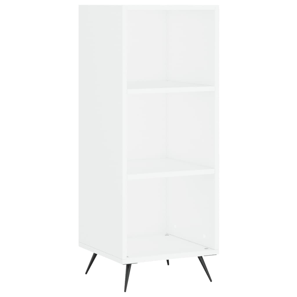 Shelf Cabinet White 34.5x32.5x90 cm Engineered Wood