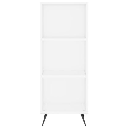 Shelf Cabinet White 34.5x32.5x90 cm Engineered Wood