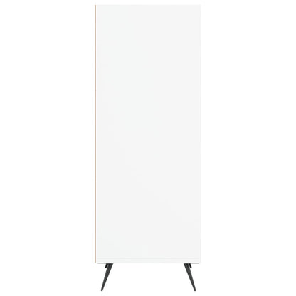 Shelf Cabinet White 34.5x32.5x90 cm Engineered Wood