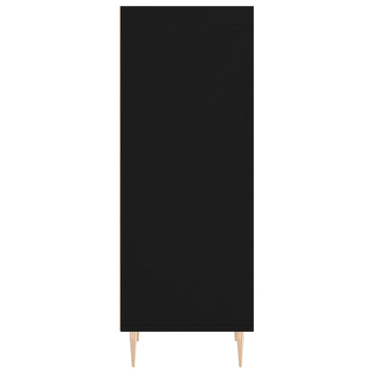 Sideboard Black 34.5x32.5x90 cm Engineered Wood