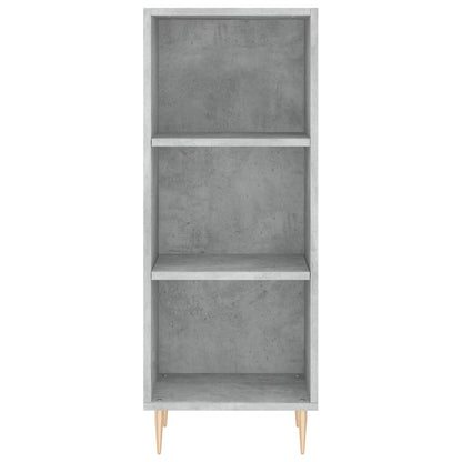 Sideboard Concrete Grey 34.5x32.5x90 cm Engineered Wood