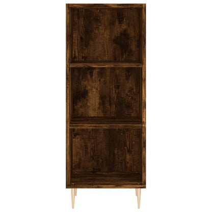 Sideboard Smoked Oak 34.5x32.5x90 cm Engineered Wood