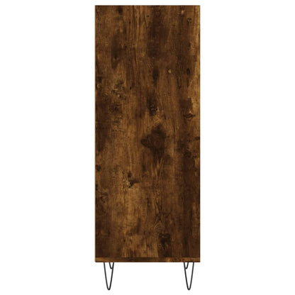 Sideboard Smoked Oak 34.5x32.5x90 cm Engineered Wood