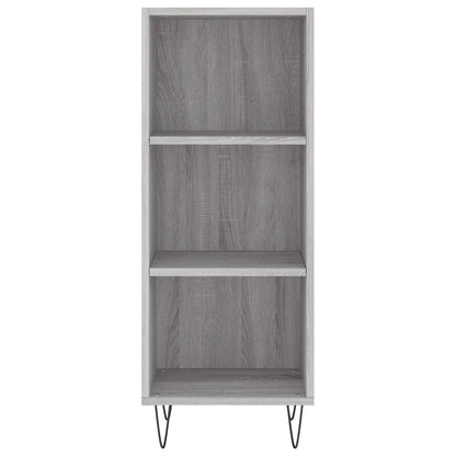 Sideboard Grey Sonoma 34.5x32.5x90 cm Engineered Wood