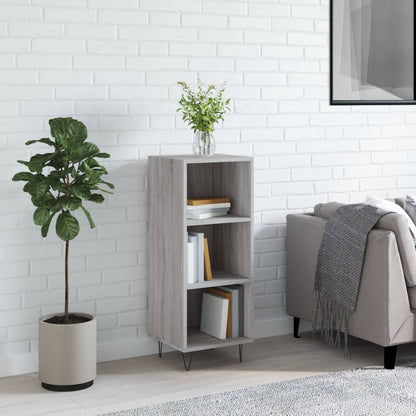 Sideboard Grey Sonoma 34.5x32.5x90 cm Engineered Wood
