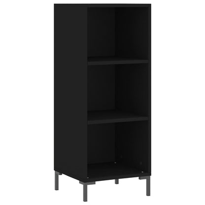 Sideboard Black 34.5x32.5x90 cm Engineered Wood