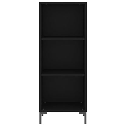 Sideboard Black 34.5x32.5x90 cm Engineered Wood