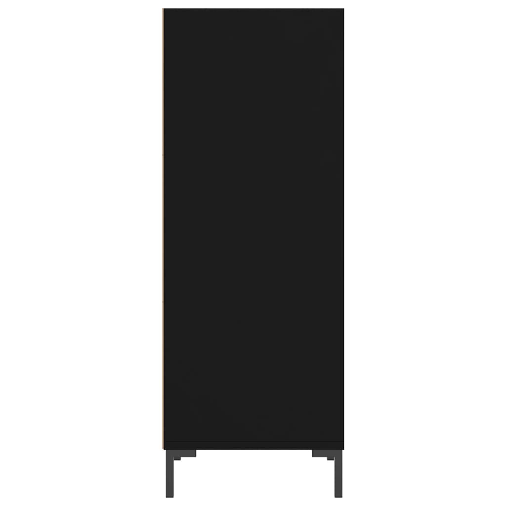 Sideboard Black 34.5x32.5x90 cm Engineered Wood