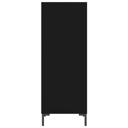 Sideboard Black 34.5x32.5x90 cm Engineered Wood