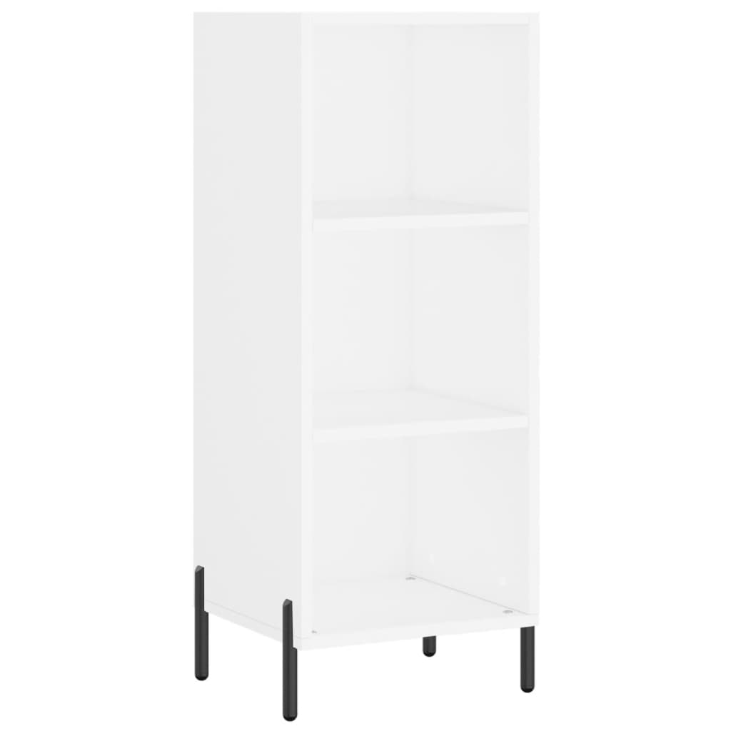 Sideboard White 34.5x32.5x90 cm Engineered Wood