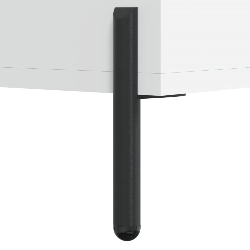 Sideboard White 34.5x32.5x90 cm Engineered Wood