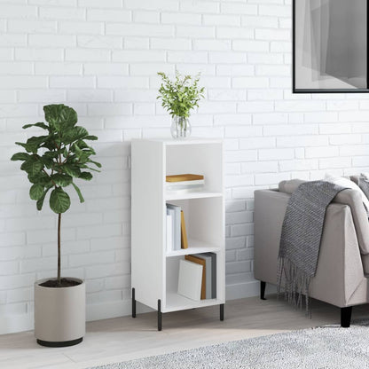 Sideboard White 34.5x32.5x90 cm Engineered Wood