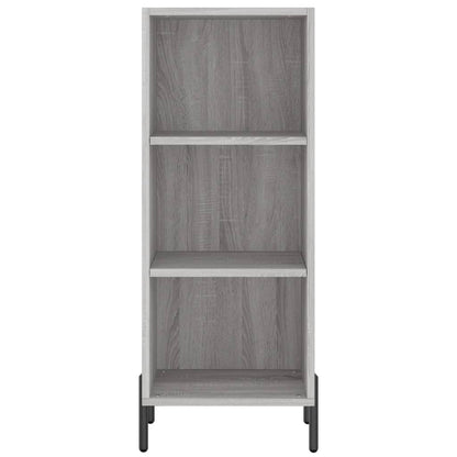Sideboard Grey Sonoma 34.5x32.5x90 cm Engineered Wood