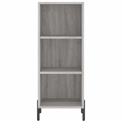 Sideboard Grey Sonoma 34.5x32.5x90 cm Engineered Wood