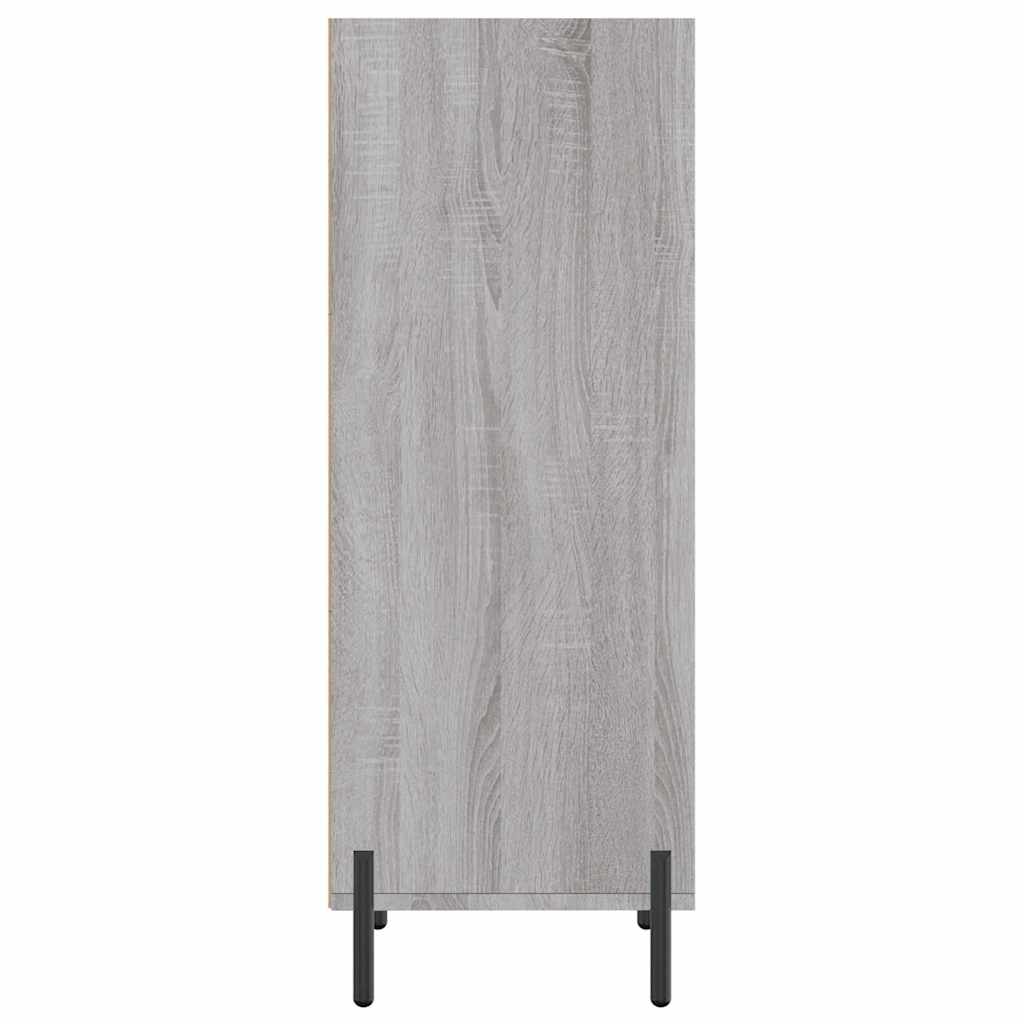Sideboard Grey Sonoma 34.5x32.5x90 cm Engineered Wood
