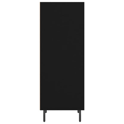 Sideboard Black 34.5x32.5x90 cm Engineered Wood