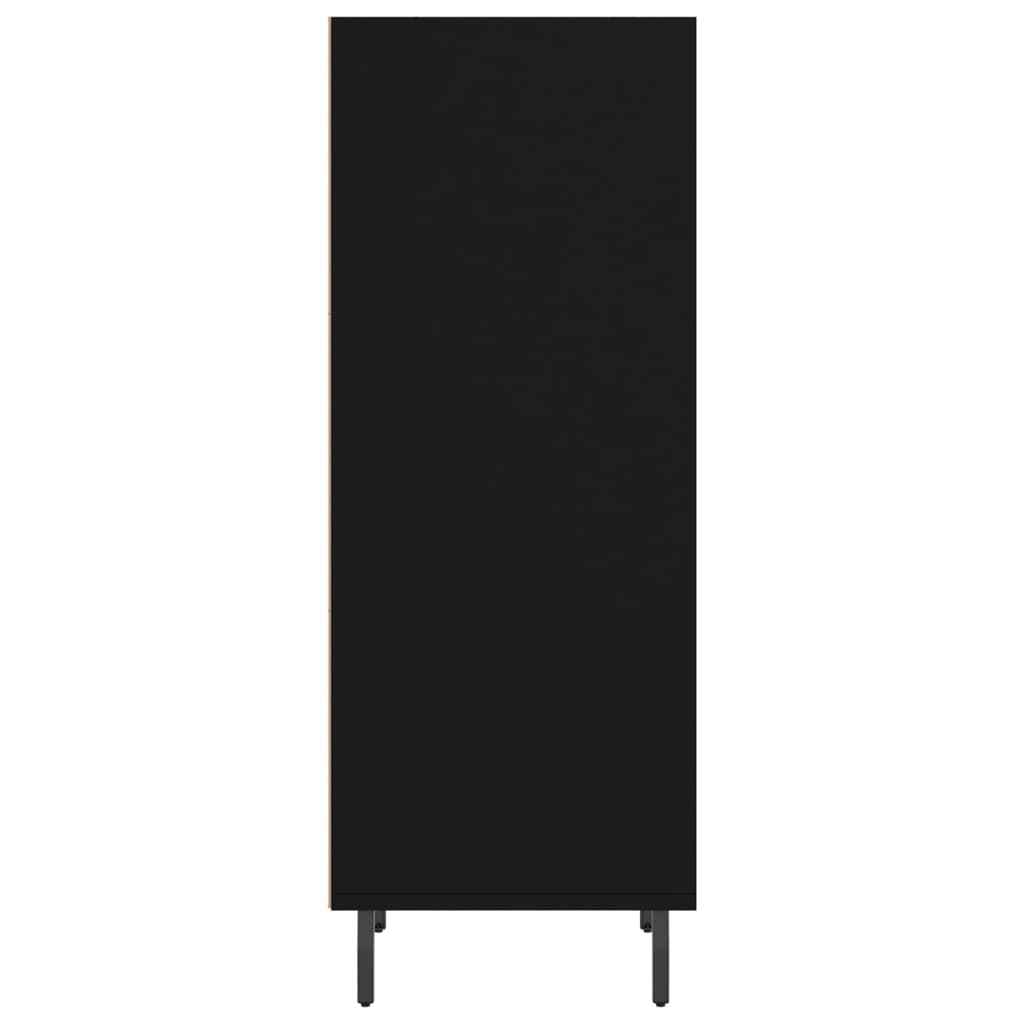 Sideboard Black 34.5x32.5x90 cm Engineered Wood