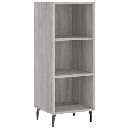 Sideboard Grey Sonoma 34.5x32.5x90 cm Engineered Wood