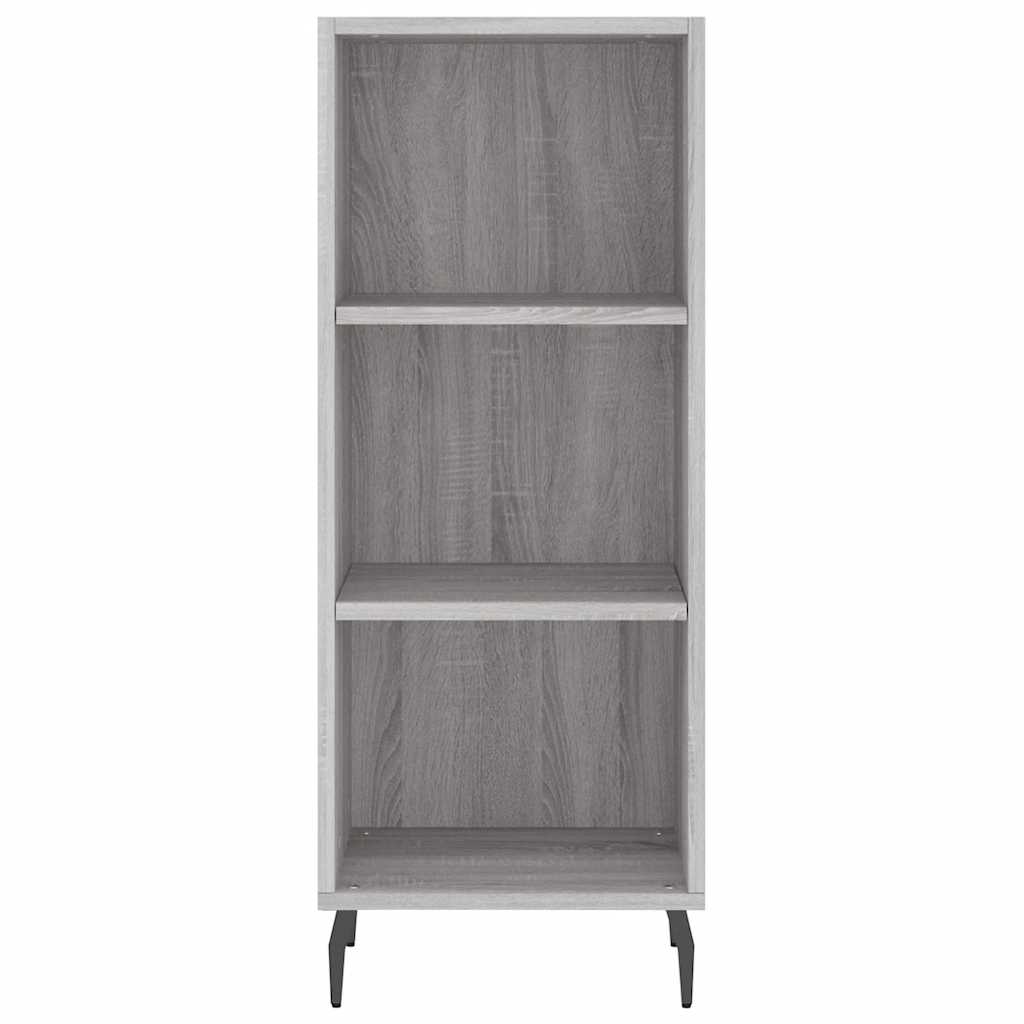 Sideboard Grey Sonoma 34.5x32.5x90 cm Engineered Wood