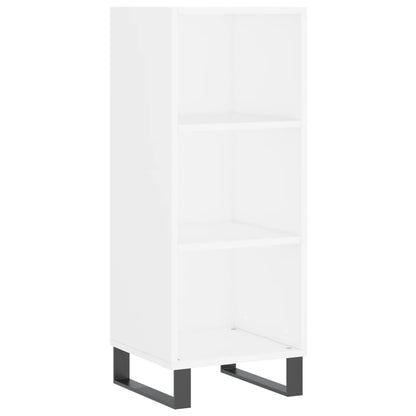 Sideboard White 34.5x32.5x90 cm Engineered Wood