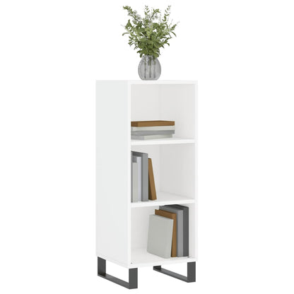 Sideboard White 34.5x32.5x90 cm Engineered Wood