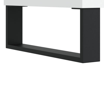 Sideboard White 34.5x32.5x90 cm Engineered Wood