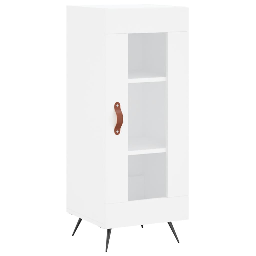 Sideboard White 34.5x34x90 cm Engineered Wood
