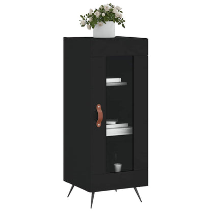 Sideboard Black 34,5x34x90 cm Engineered Wood