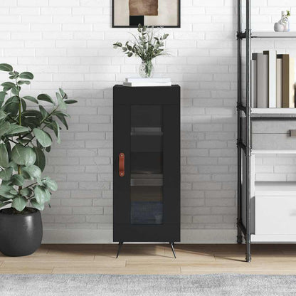Sideboard Black 34,5x34x90 cm Engineered Wood