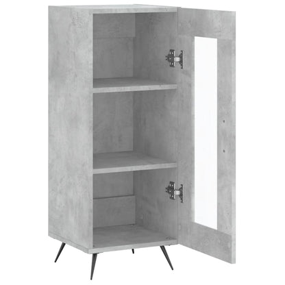 Sideboard Concrete Grey 34.5x34x90 cm Engineered Wood