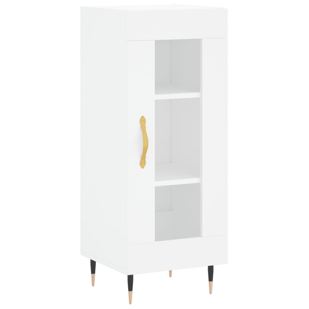 Sideboard White 34.5x34x90 cm Engineered Wood