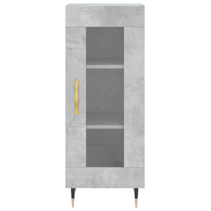 Sideboard Concrete Grey 34.5x34x90 cm Engineered Wood