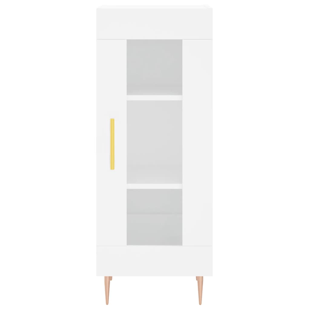 Sideboard White 34,5x34x90 cm Engineered Wood