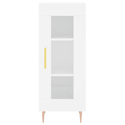 Sideboard White 34,5x34x90 cm Engineered Wood