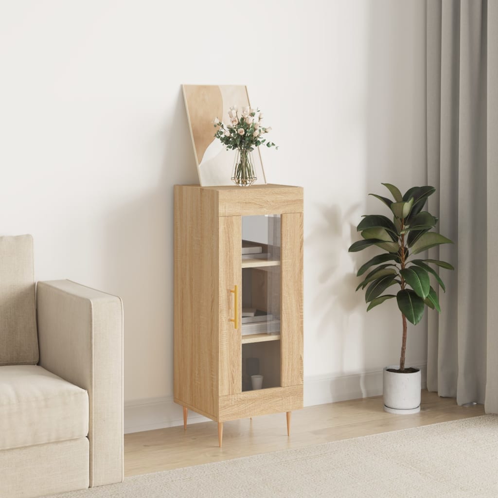 Sideboard Sonoma Oak 34.5x34x90 cm Engineered Wood