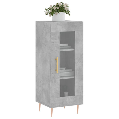 Sideboard Concrete Grey 34.5x34x90 cm Engineered Wood