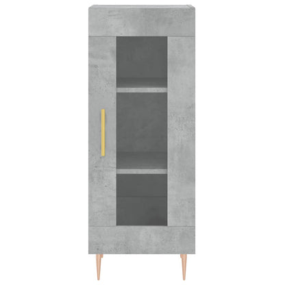Sideboard Concrete Grey 34.5x34x90 cm Engineered Wood
