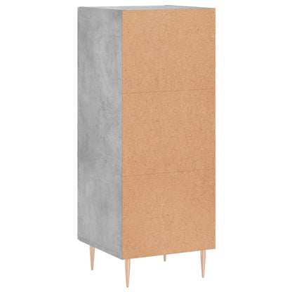 Sideboard Concrete Grey 34.5x34x90 cm Engineered Wood