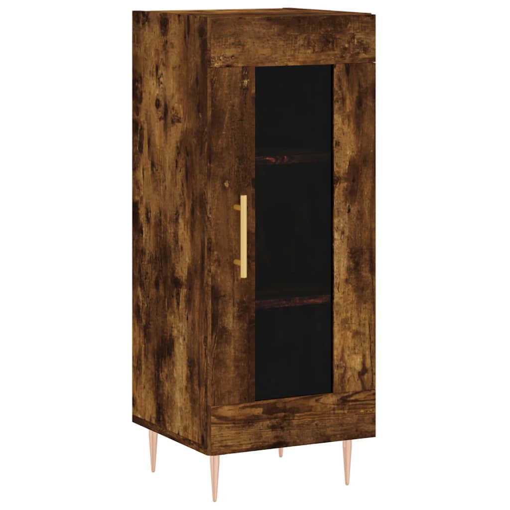Sideboard Smoked Oak 34.5x34x90 cm Engineered Wood