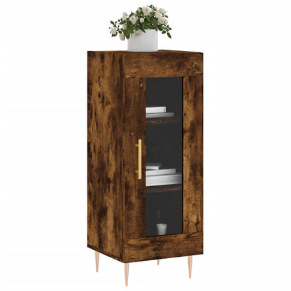 Sideboard Smoked Oak 34.5x34x90 cm Engineered Wood