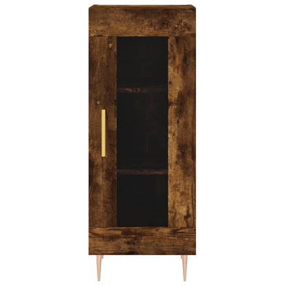 Sideboard Smoked Oak 34.5x34x90 cm Engineered Wood